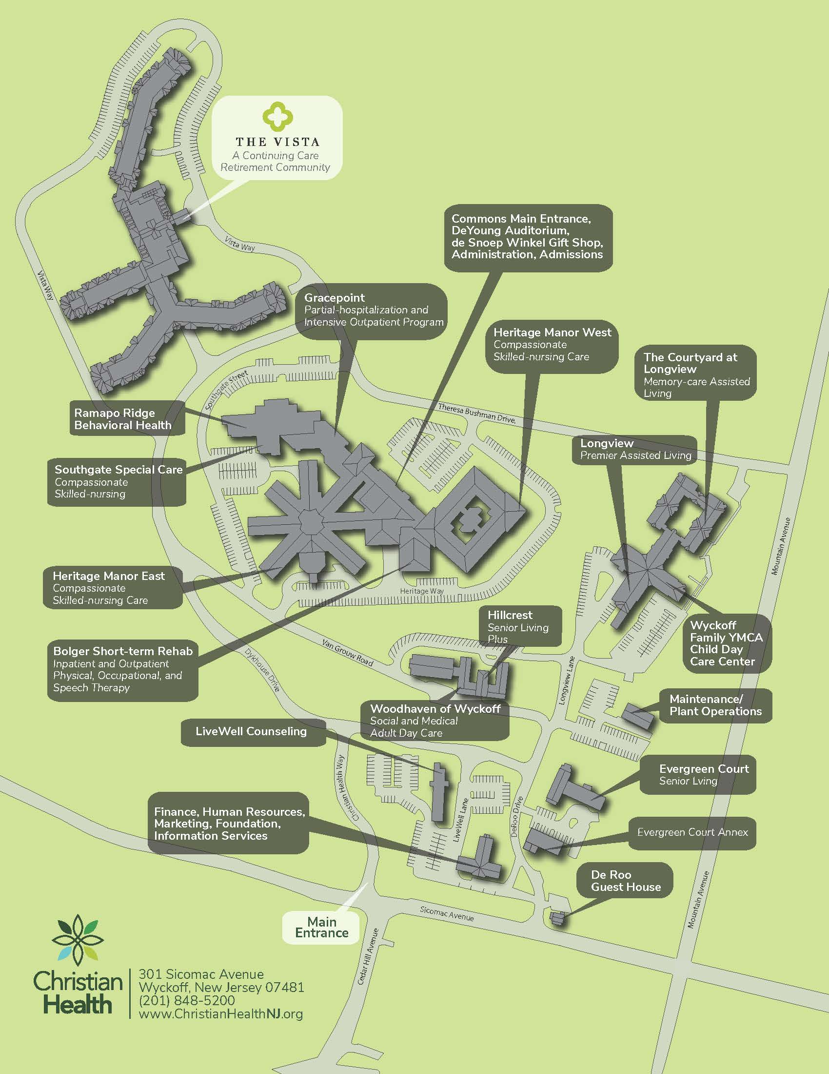 Christ Hospital Campus Map